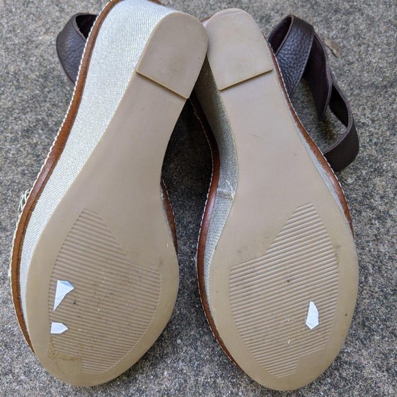 NWOT Steve Madden Bevrlie Snake Print Wedges 8 - Picture 7 of 8